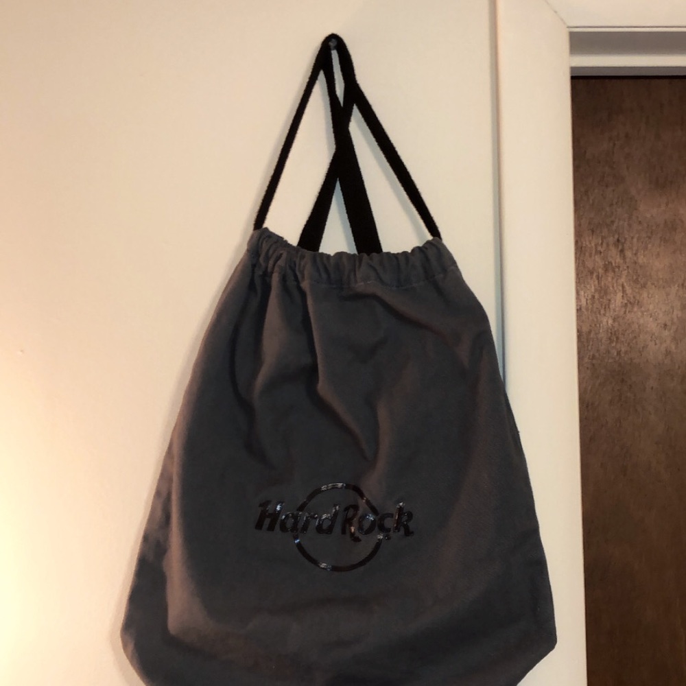 Hard Rock Cafe Vintage Early Y2K Drawstring Bag